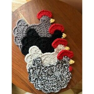 Chicken coaster set